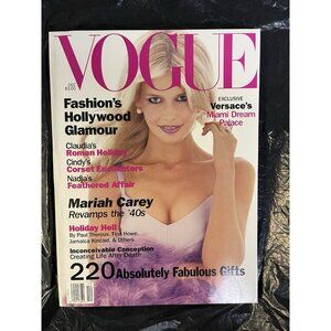 Vogue Magazine December 1994 Claudia Schiffer by Steven Meisel No Label